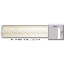 Гибкий молдинг из полиуретана M 119 (2.44м) Flexi